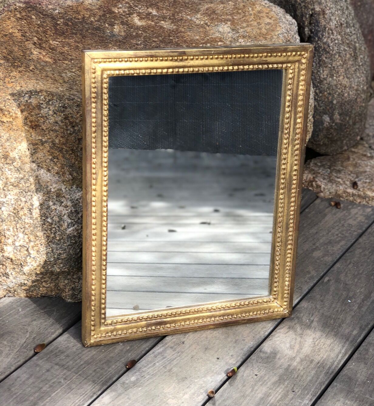 Gilded wooden mirror 50x40