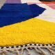 Multicoloured Berber rug in wool 250cm x 150cm