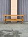 Solid wood bench, French craftsmanship, 113cm
