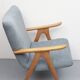 1950s  armchair in cherrywood