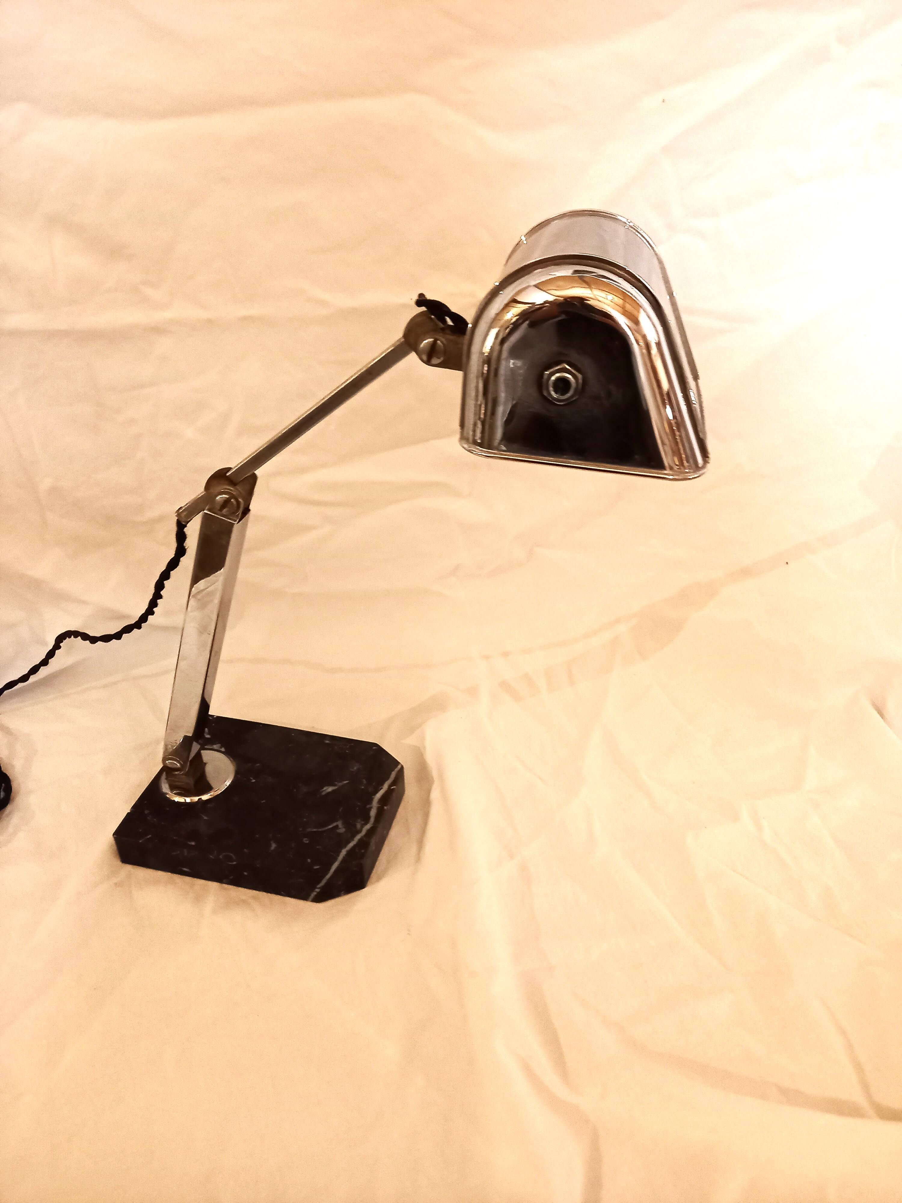 Art deco “Pirouette” desk lamp for Fare, 1930s