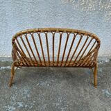 Rattan headboard