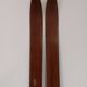 Paire de skis anciens en bois pour déco vintage - 196 cm