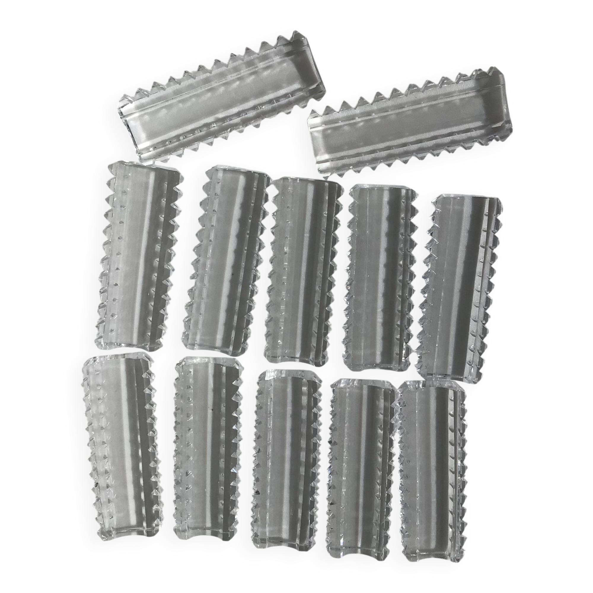 Saint Louis crystal knife holder with diamond tips x12