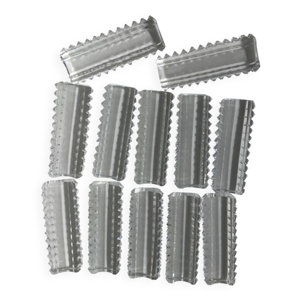Porte couteaux cristal Saint Louis pointes diamants x12