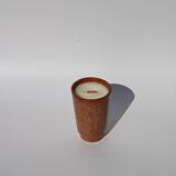 Speckled Stoneware Goblet Candle