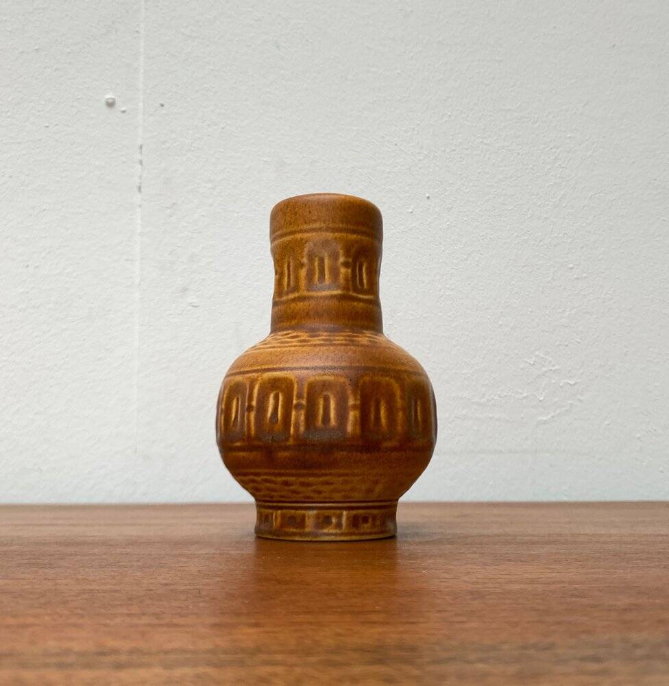 West German pottery vase by Scheurich, mid-century, 1960s.