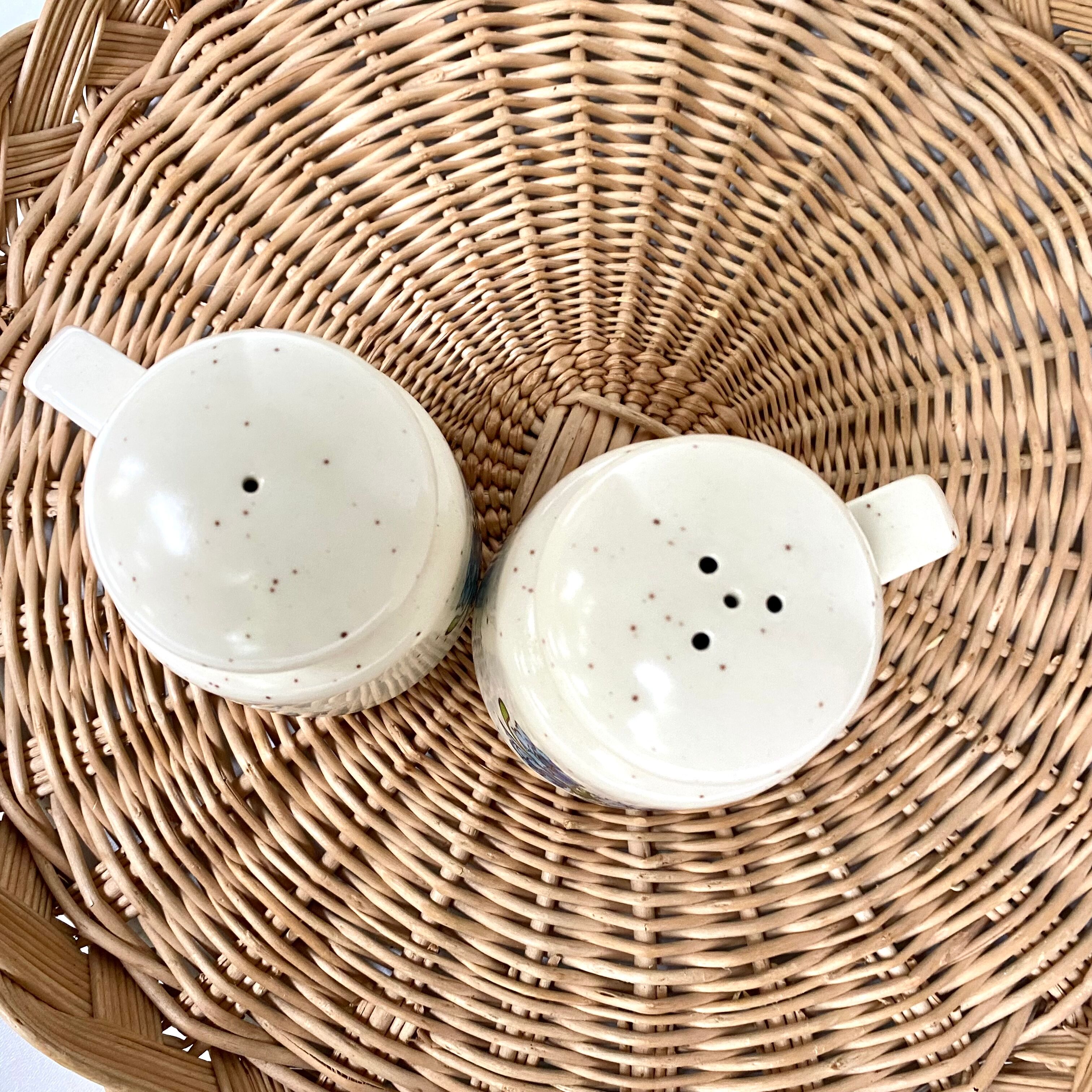 Vintage sandstone pepper shaker