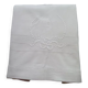Drap en coton et lin brodé  1.86 x 2.60 m