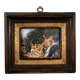 Hand-painted miniature Diane emerging from the bath after Boucher