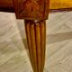 OVAL TABLE Art Deco period 1920 in solid oak, possibility of extensions
