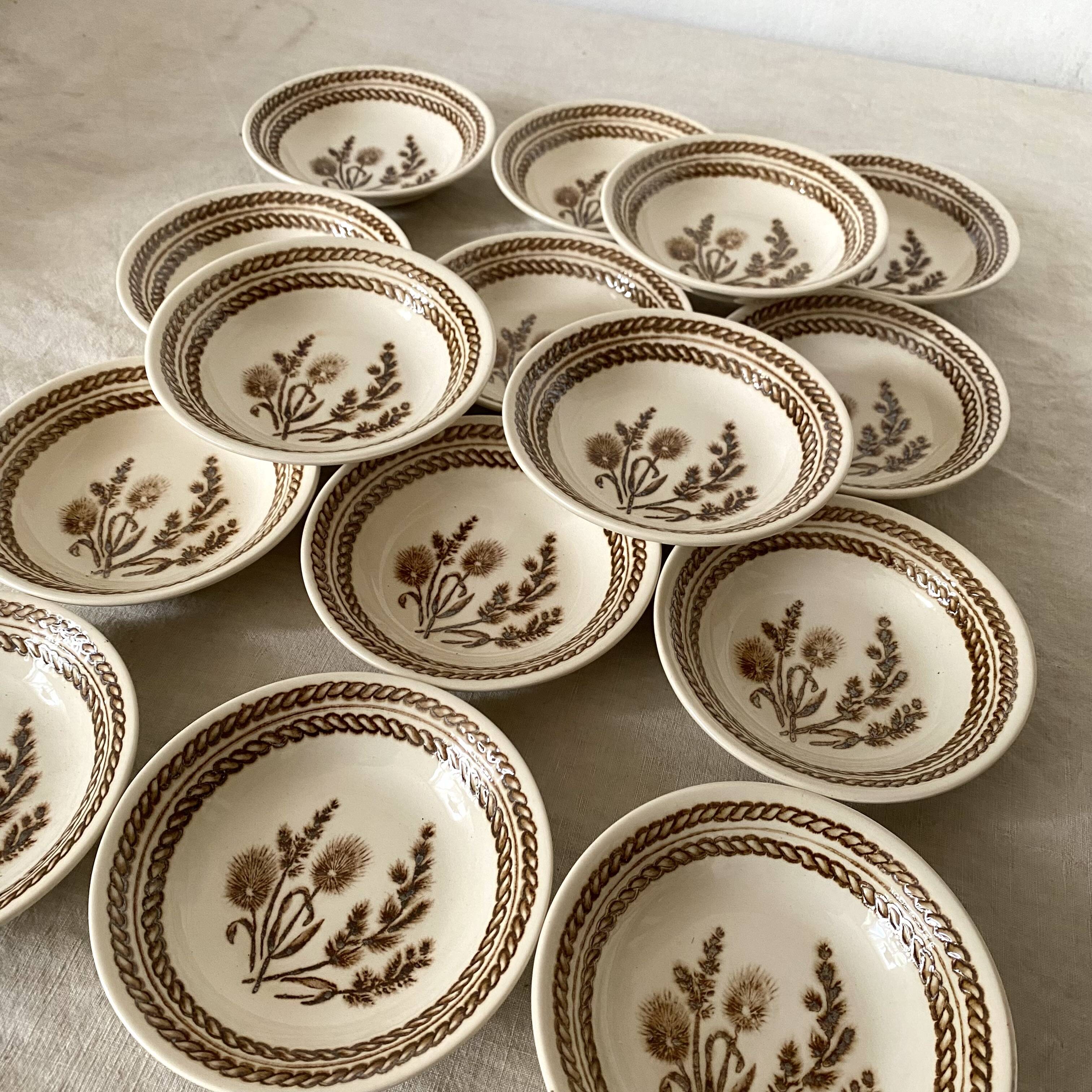 70s dessert bowls