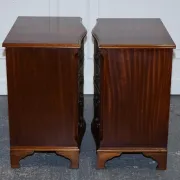 Large Wooden Bedside Tables, Set of 2