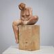 Group of four female sculptures by Francine Govers, Netherlands, 1990s