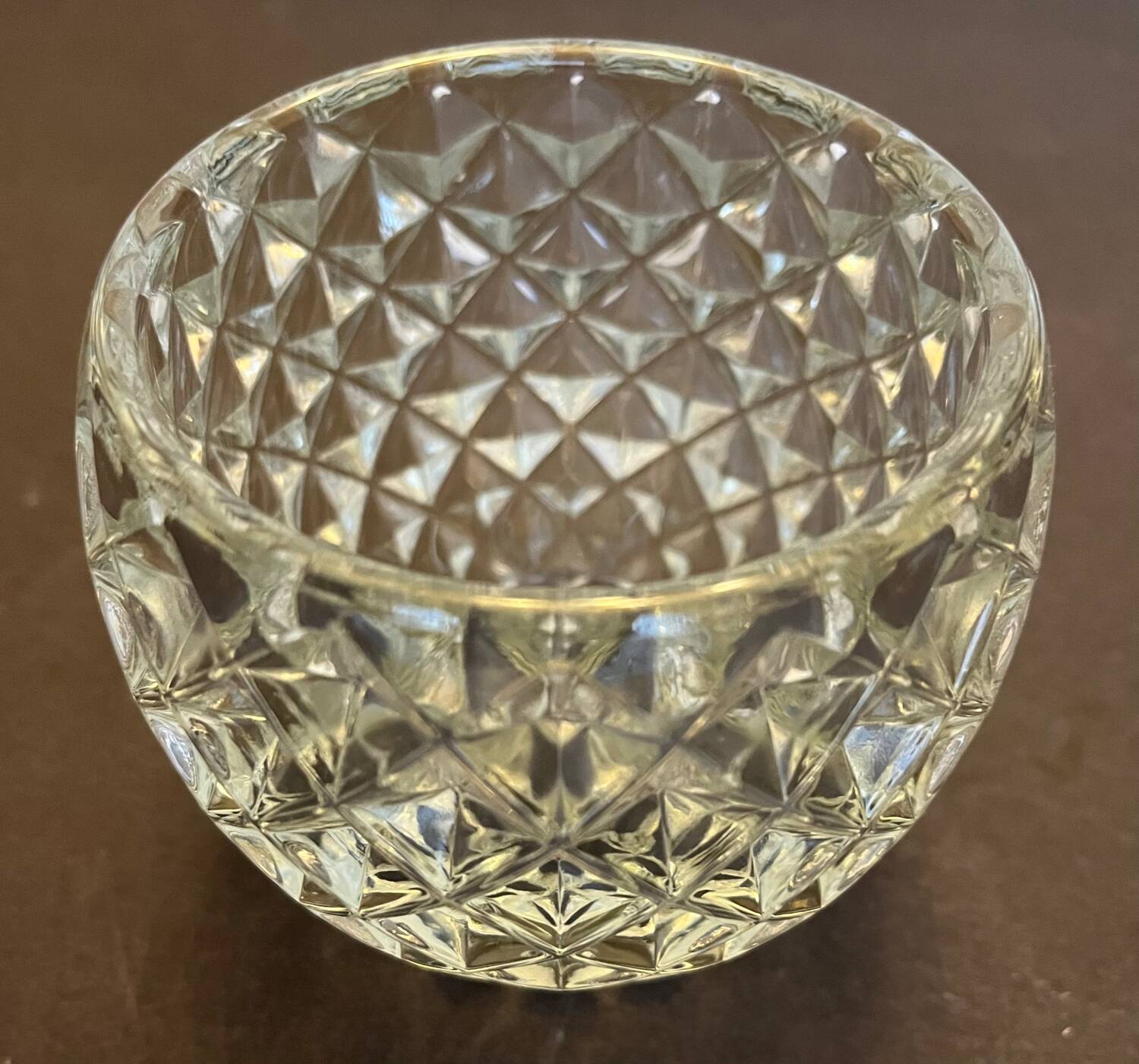 Glass ball vase