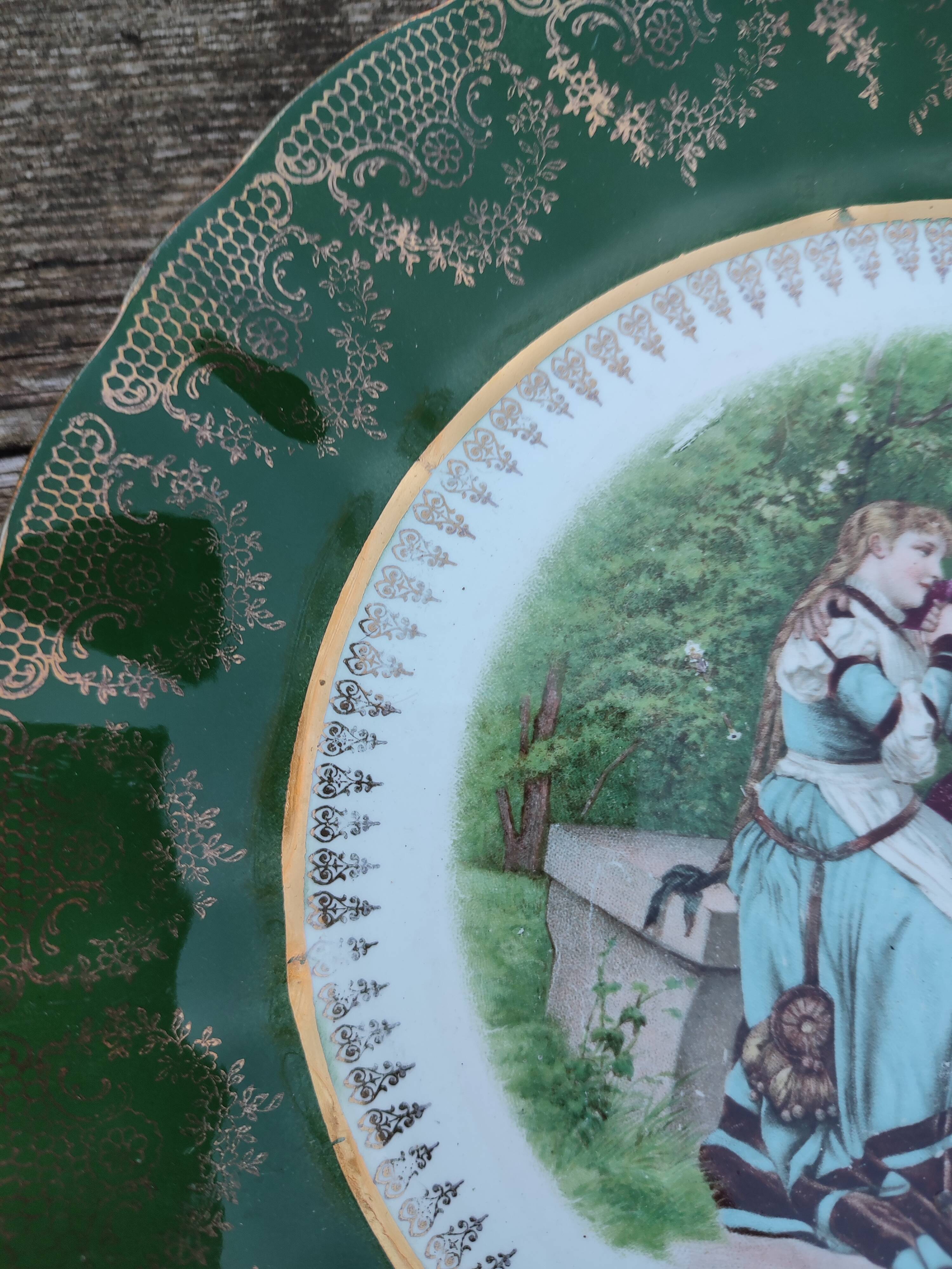 Antique ironstone plate