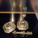 Pair of gilded bronze candlesticks