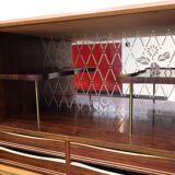 Vintage wandmeubel Deens Teak