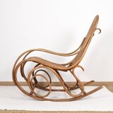 Rocking chair, curved wood