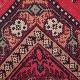 Algerian vintage carpet berber handmade 101cm x 215cm 1970s, 1c404