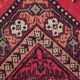 Algerian vintage carpet berber handmade 101cm x 215cm 1970s, 1c404