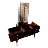 Small storage cabinet with mirror