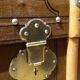 Curved mail bag in tawny from the 1920s - 100 x 54 x 46 cm