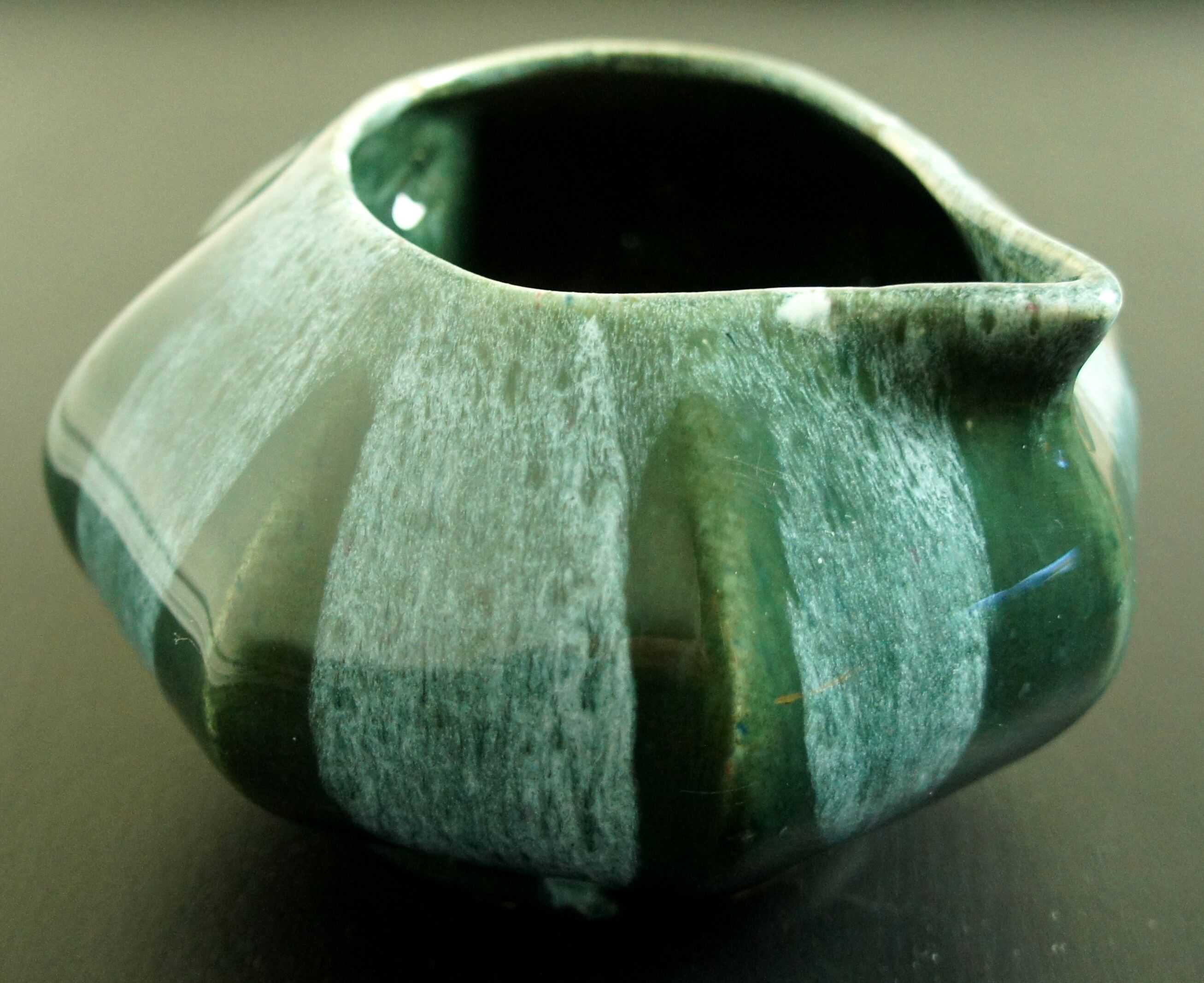 Ceramic pitcher by Elgé (Louis Gueule), Vierzon