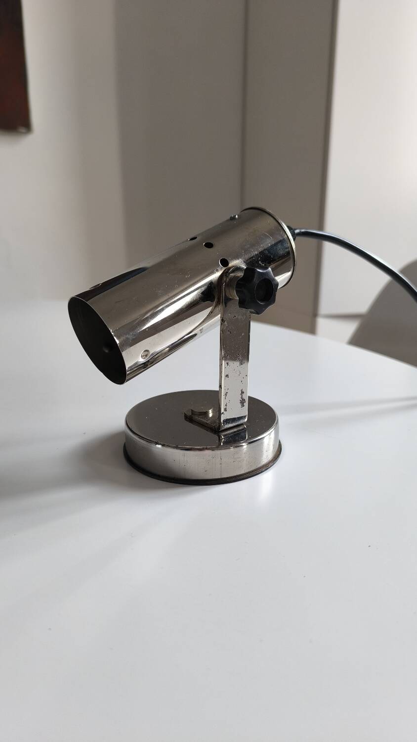 Targetti wall light in chromed metal 1970