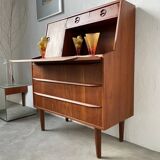 Danish teak secretary from the 60s