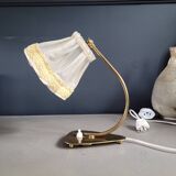 Antique table lamp with switch on the base