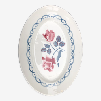 Oval dish sarreguemines digoin