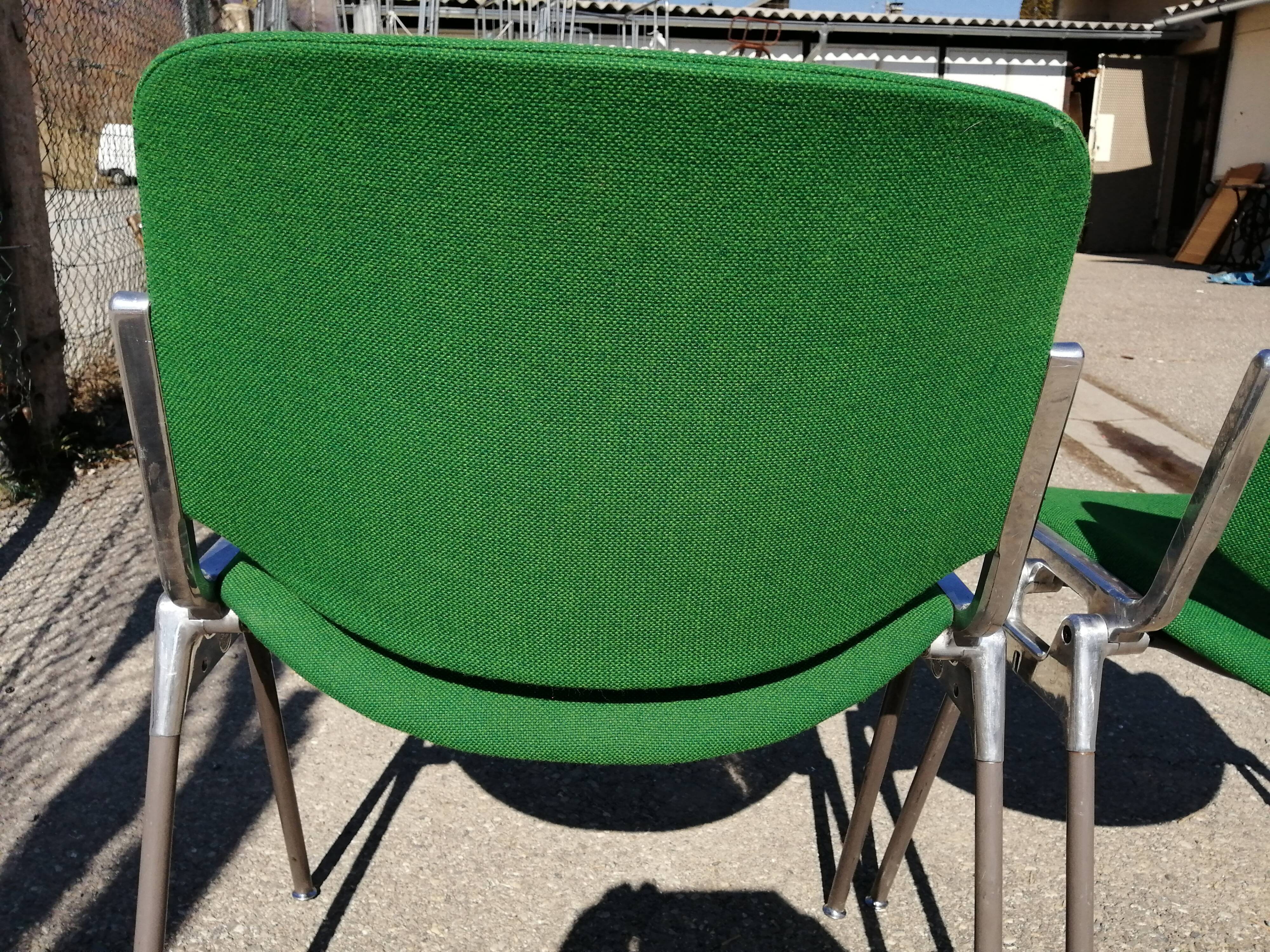 Duo de chaises Castelli DSC106 vert vintage