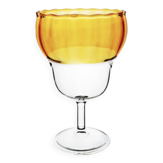 Wine Glass - Amber