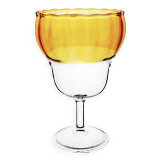Wine glass - amber