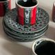6 vintage luc vallauris art ceramic cups and saucers