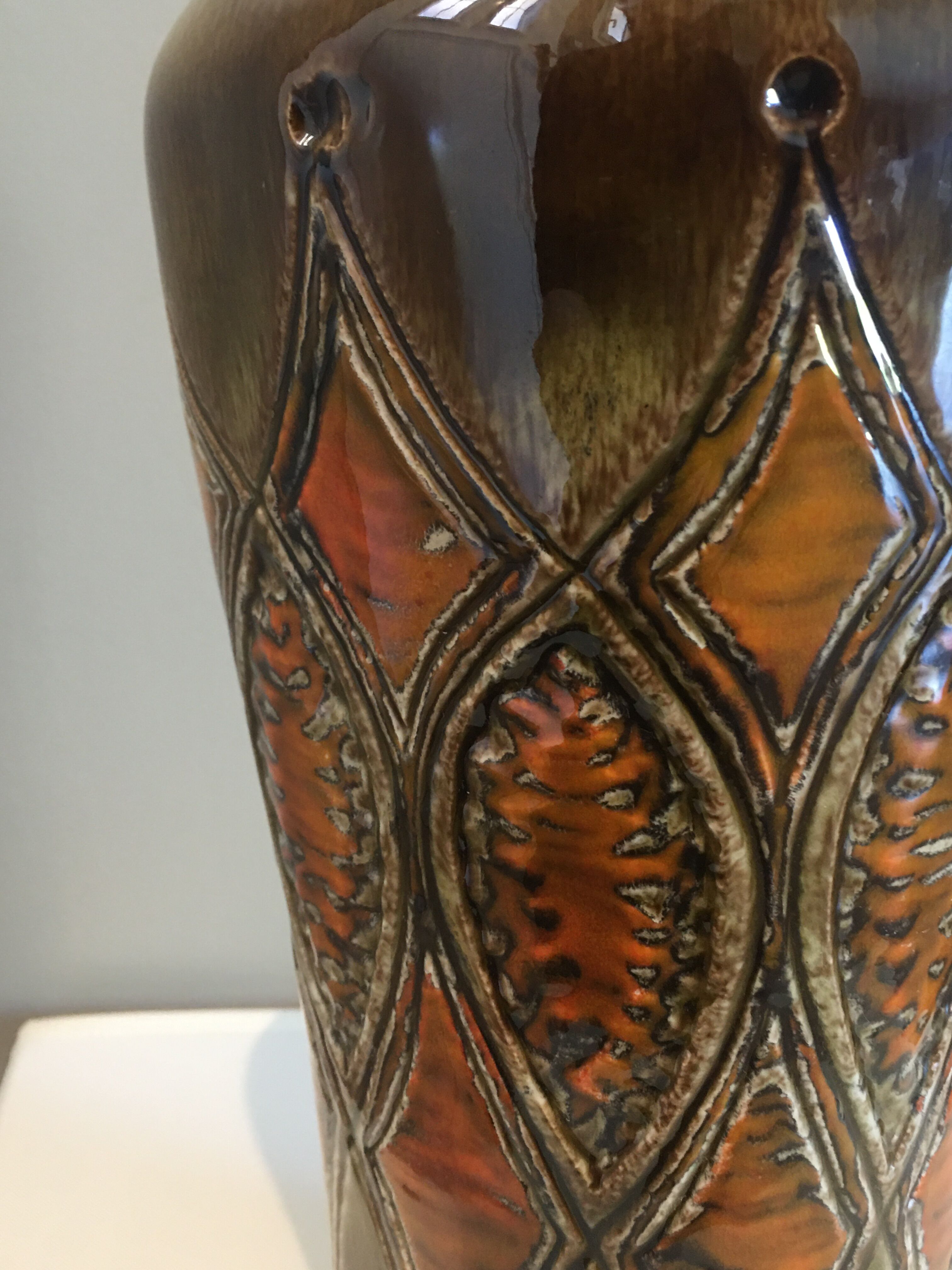 Large vintage vase "The Perigourdine Pottery"