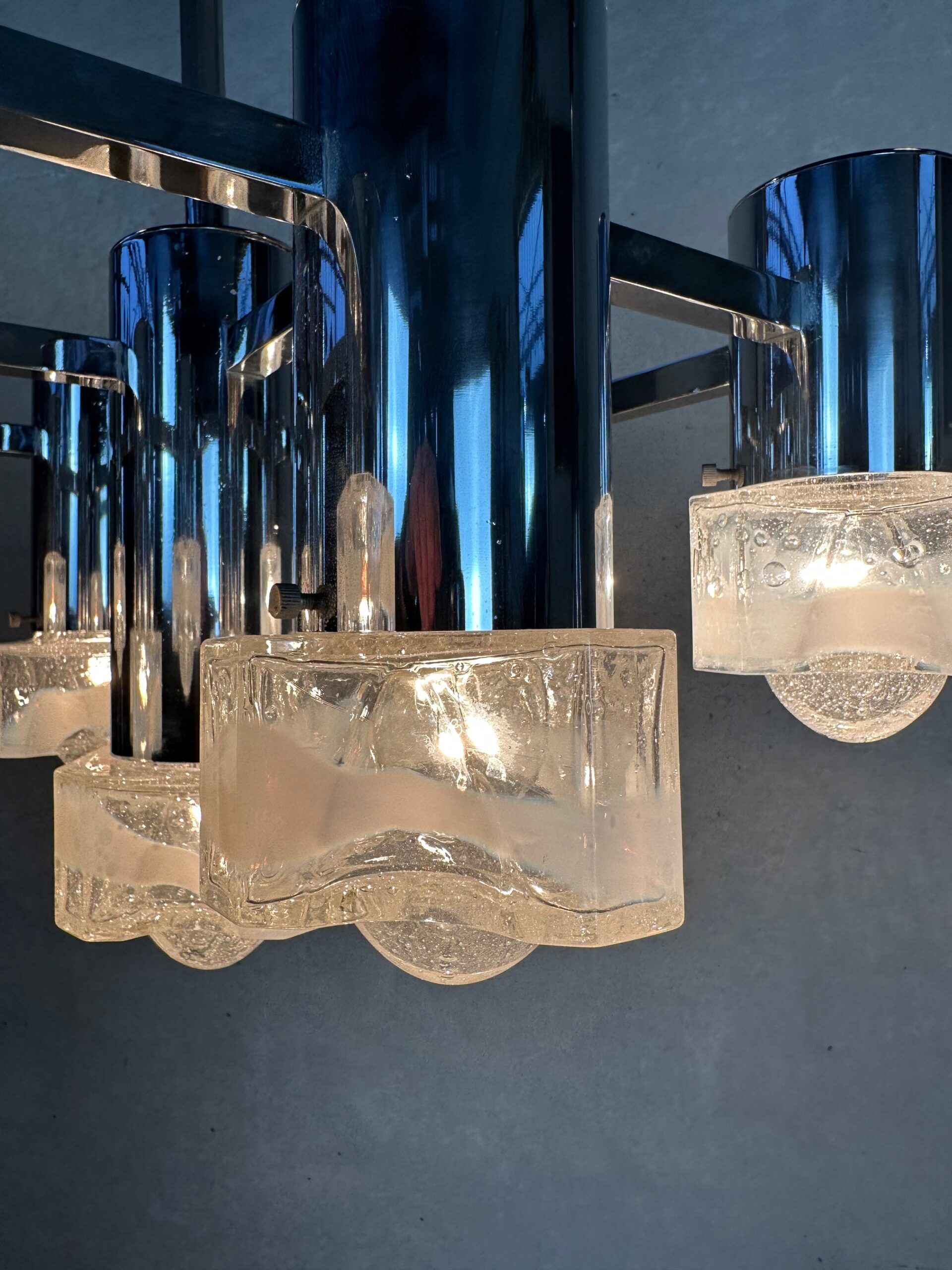 Chandelier vintage de design italien