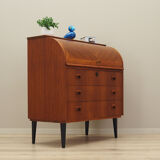 Teak secretary, Danish design, 1970s, production Denmark