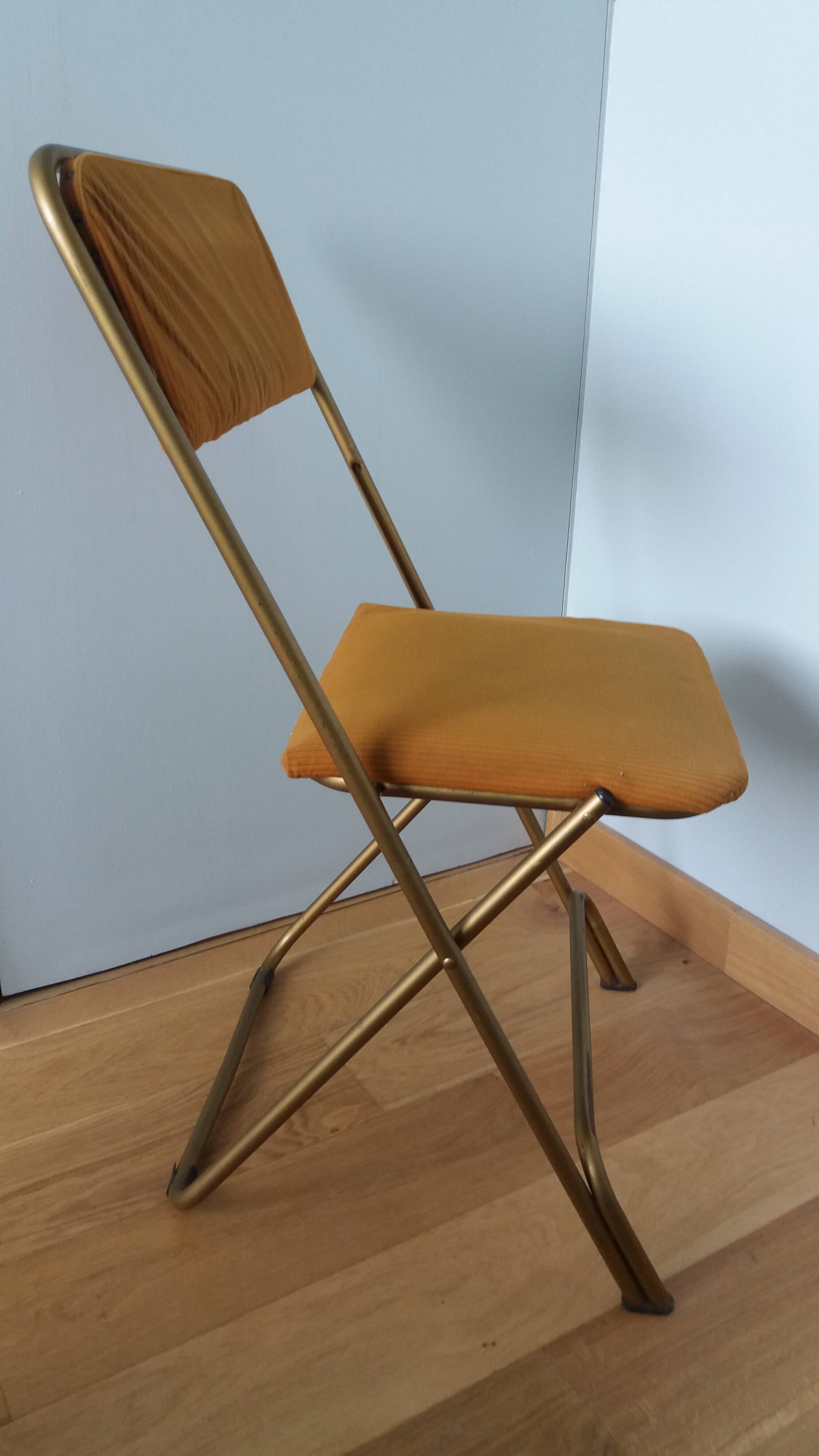 Lafuma Chantazur folding chair from the 1960s.