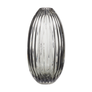 Vase en verre gris clair