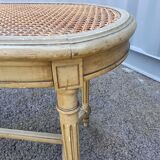 Old piano bench cannée style louis xvi