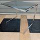 Table d'appoint verre et chrome vintage