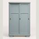 Parisian Art Deco wardrobe with sliding doors.