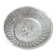 Breadbasket, banette in braided silver metal threads 23 cm