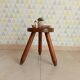 Tabouret tripode vintage années 60/70