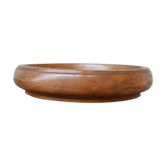 Antique English Ecclesiastical Oak Wooden Bowl
