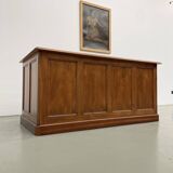 1950s walnut counter or desk