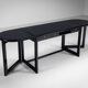Augusto Savini rare drop leaf desk with Pamplona chair for Pozzi Italy