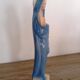 Virgin statue Faience Desvres Fourmaintraux H 28 cm